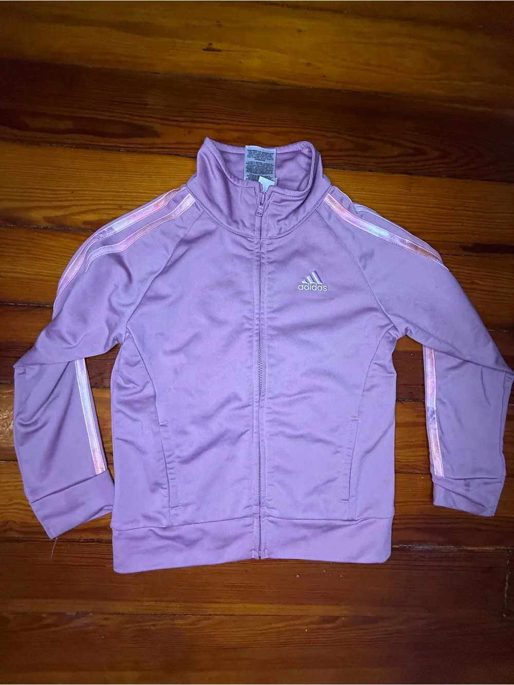 adidas Lavender/Pink Kids' Track Jacket and Joggers Set (Sz 5)